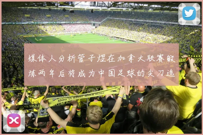 媒体人分析管子煜在加拿大联赛锻炼两年后将成为中国足球的尖刀选手